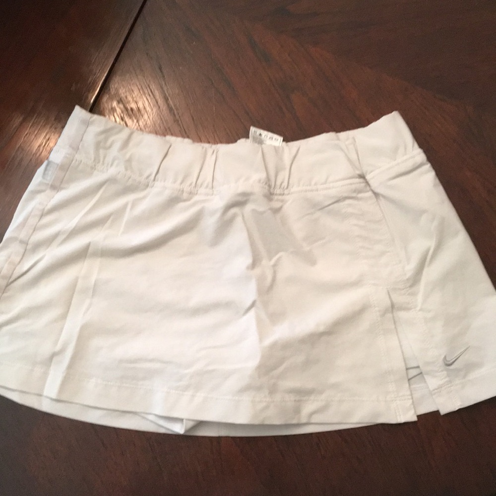 White nike tennis skort